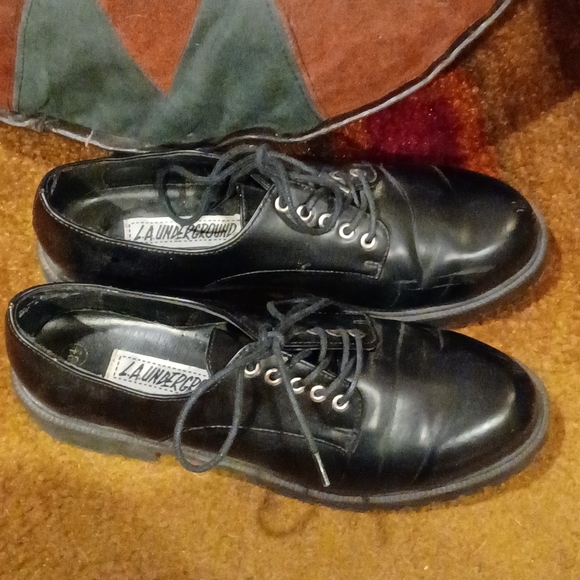 LA Underground black leather shoes - Picture 3 of 5